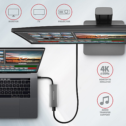 Hub Axagon HMC-5G21 USB-C 10Gbps SPEEDSTER 5w1 - 2