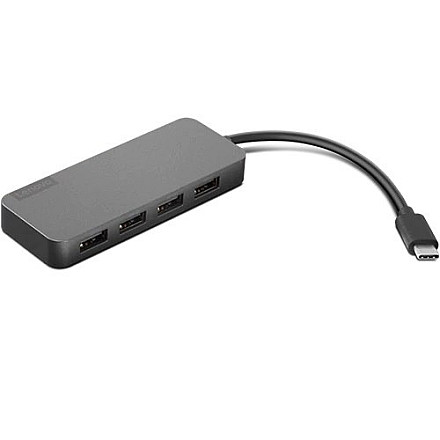 Lenovo USB-C do 4-portowego koncentratora USB-A - koncentrator - 4 porty - 6