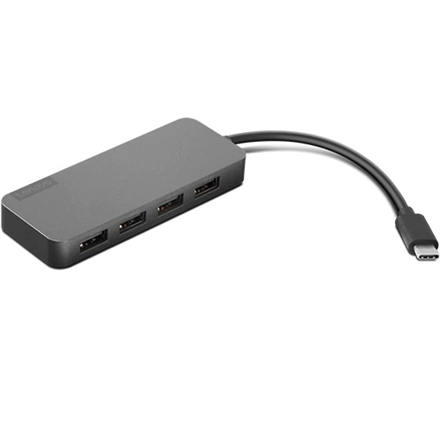 Lenovo USB-C do 4-portowego koncentratora USB-A - koncentrator - 4 porty - 3