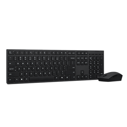 Lenovo Professional Wireless Rechargeable Keyboard and Mouse Combo AI - US English | Lenovo - 2