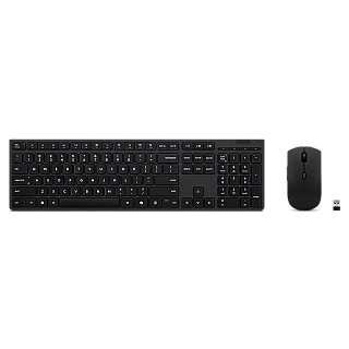 Lenovo Professional Wireless Rechargeable Keyboard and Mouse Combo AI - US English | Lenovo