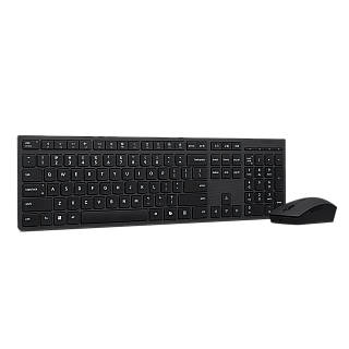 Lenovo Professional Wireless Rechargeable Keyboard and Mouse Combo AI - US Euro | Lenovo