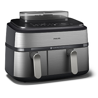 Philips NA555/09 Airfryer з podwójnym koszem та з функцією pary, серія 5000, 9 l, stal nierdzewna/чорний