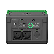 APC OffGrid Portable Power Station 330, 230V, 332Wh litowo-jonowy, LCD, 2 gniazda CEE 7/3 Schuko, Sinewave, 3 USB-A, 1 USB-C, зарядний…