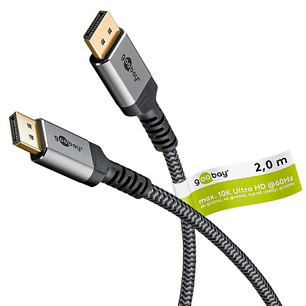 Кабель Goobay DisplayPort 2.0/2.1, 80 Gbit/s - 1