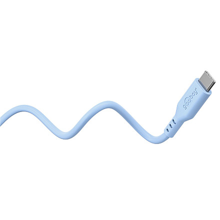Kabel silikonowy Goobay USB-C, 1,5 m, niebieski - 4