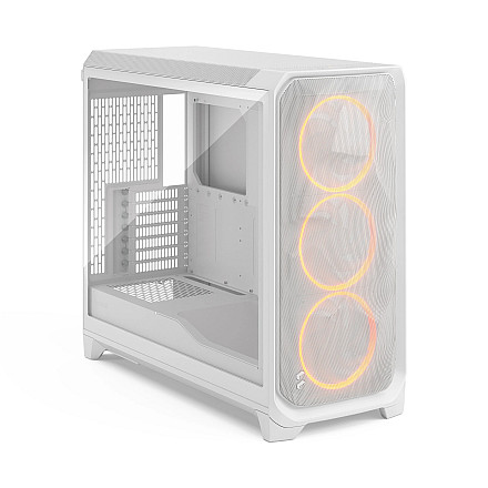 Fractal Design Meshify 3 XL | White RGB TG Clear Tint | Mid-Tower | Power supply included No | ATX - 2