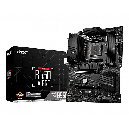 MSI B550-A PRO Сім'я процесорів AMD Гніздо процесора AM4 - 6