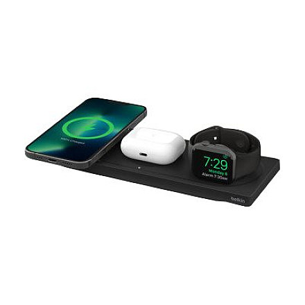 Килимок заряджаюча Belkin BOOST CHARGE PRO MagSafe 3 w 1 з блок живленняem (блок живлення EU w zestawie) - 3