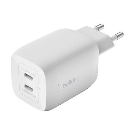 Podwójna зарядний пристрій настінна Belkin USB-C GaN PD PPS, 65 W | WCH013vfWH - 7