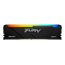 Kingston KF432C16BB12AK2/32 32GB 3200MT/s DDR4 CL16 DIMM (zestaw 2) 1Gx8 FURY Beast RGB | Kingston