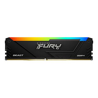 Kingston KF432C16BB12AK2/32 32GB 3200MT/s DDR4 CL16 DIMM (zestaw 2) 1Gx8 FURY Beast RGB | Kingston