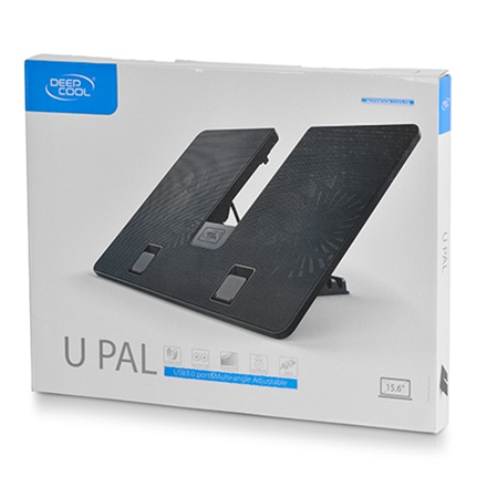 Deepcool | U-Pal | Podstawka chłodząca do notebooka do 19" | Czarny - 13