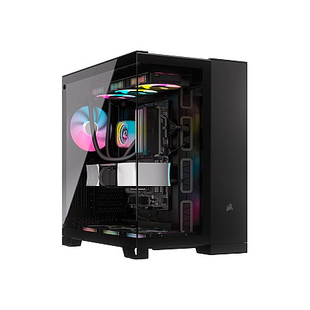 Corsair Dual Chamber PC Case | iCUE LINK 6500X RGB | Black | Mid Tower | Power supply included No | ATX - 1