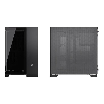 Corsair Dual Chamber PC Case | iCUE LINK 6500X RGB | Black | Mid Tower | Power supply included No | ATX - 3