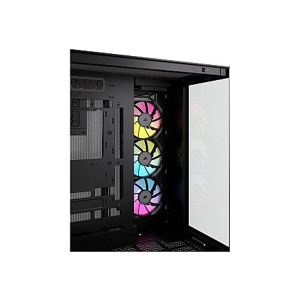 Corsair Dual Chamber PC Case | iCUE LINK 6500X RGB | Black | Mid Tower | Power supply included No | ATX - 9