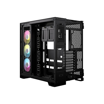 Corsair Dual Chamber PC Case | iCUE LINK 6500X RGB | Black | Mid Tower | Power supply included No | ATX - 4