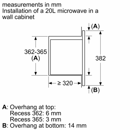 Bosch | BFL523MW3 | Kuchenka mikrofalowa | Do zabudowy | 800 W | білий - 4