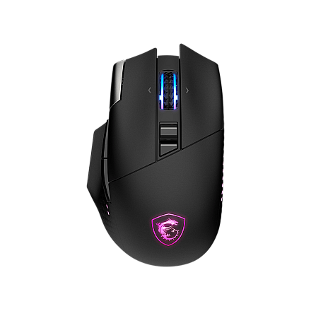 MSI VERSA PRO WIRELESS plus MOUSE DOCK PRO | Bezпровідний | 2,4 GHz, Bluetooth, USB 2.0 - 1