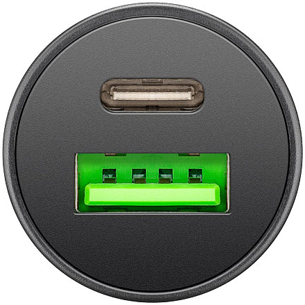 Goobay 61739 Podwójna зарядний пристрій автомобільна USB-C PD, 45 W - 2