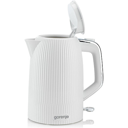 Gorenje Czajnik | K17DPW | Elektryczny | 2200 W | 1,7 L | Stal nierdzewna | Podstawa obrotowa 360° | Biały - 6