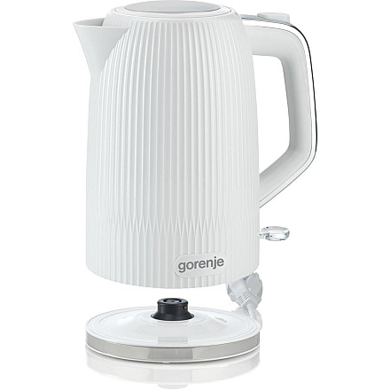 Gorenje Czajnik | K17DPW | Elektryczny | 2200 W | 1,7 L | Stal nierdzewna | Podstawa obrotowa 360° | Biały - 5
