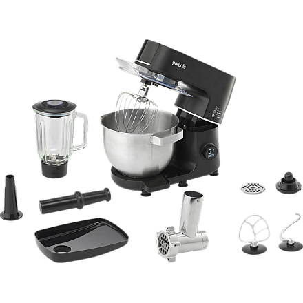 Gorenje | Urządzenie kuchenne | MMC1000SCB | 1000 W | Liczba prędkości 12 | Pojemność miski 6 L - 1