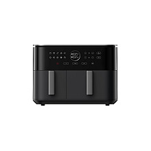 Dwustrefowa frytkownica powietrzna Xiaomi EU | Moc 2700 W | Pojemność 10 l | Czarny