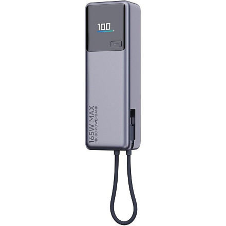 Power Bank Xiaomi 165W (zintegrowany kabel) | 10000 mAh | USB-C | сірий - 2