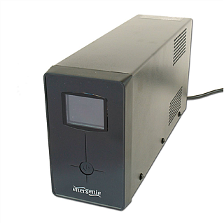 EnerGenie | UPS з USB та дисплеєм LCD, чорний | 850 VA | 220 V