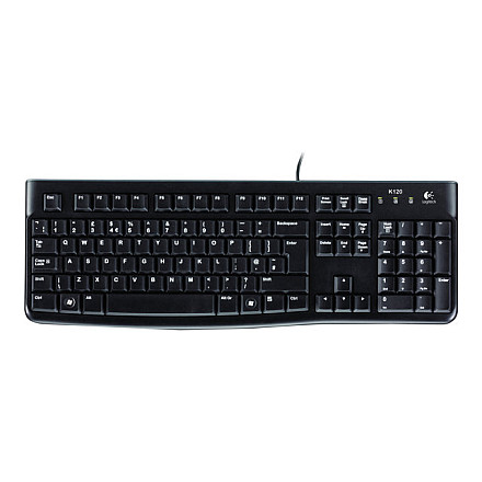 Logitech Desktop MK120 Przewodowa klawiatura USB Миша w zestawie USA чорний - 5
