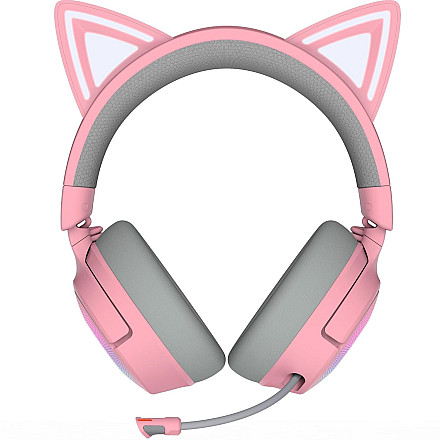 Razer Headset | Kraken Kitty V3 Pro | Bezprzewodowy / Przewodowy | Nauszny | Bezprzewodowy | Kwarcowy - 3
