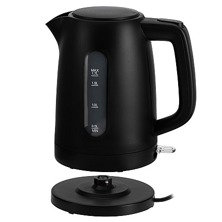 Adler Kettle | AD 1379b | Electric | 2200 W | 1.7 L | Polypropylene | 360° rotational base | Black - 4