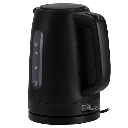 Adler Kettle | AD 1379b | Electric | 2200 W | 1.7 L | Polypropylene | 360° rotational base | Black - 3