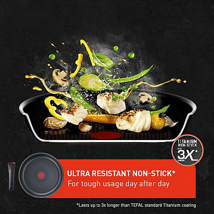Tefal L7629453 Ingenio Daily Chef, 4-частинний набір каструль та сковород - 4