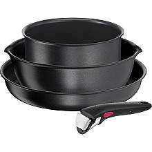 Tefal L7629453 Ingenio Daily Chef, 4-частинний набір каструль та сковород