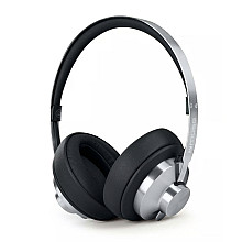 Навушники stereo Muse | M-298 SBL | Bluetooth | ANC | чорний/срібний
