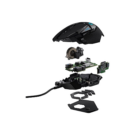Przewodowa mysz для gier Logitech G502 Hero, чорна - 9