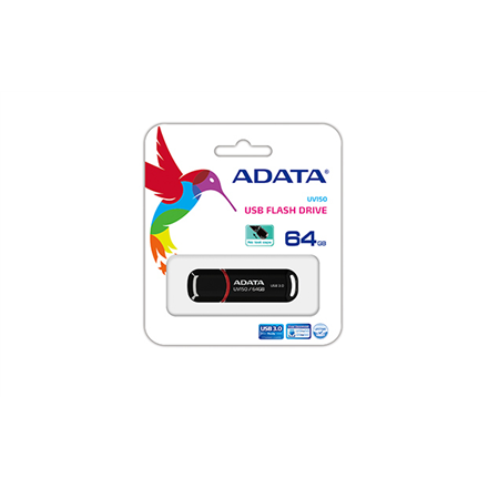 ADATA | UV150 | 64 GB | USB 3.0 | чорний - 4