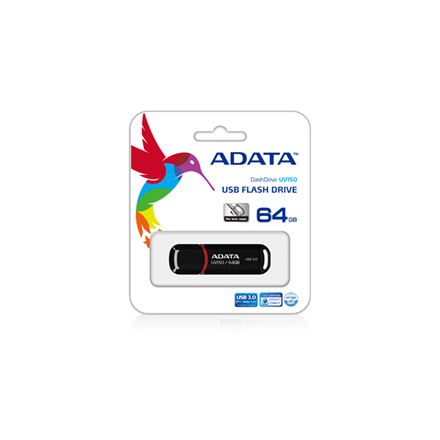 ADATA | UV150 | 64 GB | USB 3.0 | чорний - 2