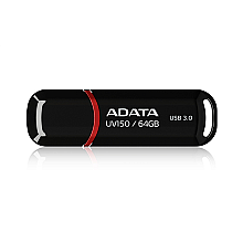ADATA | UV150 | 64 GB | USB 3.0 | чорний