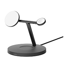 Швидка бездротова зарядний пристрій BELKIN BOOST CHARGE PRO 3w1 Qi2 15W з з функцією швидкийego заряджання Apple Watch