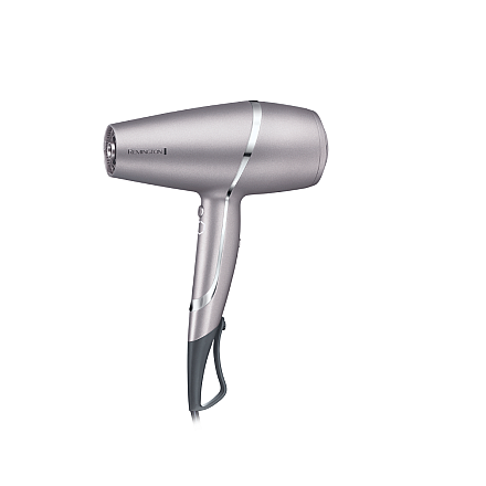 Сушарка для волосся Remington AC9800 Proluxe You Adaptive 2400W з іонною технологією, 3 налаштування температури, дифузор, срібна - 1