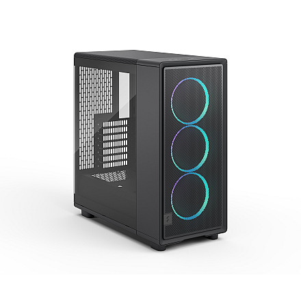 Obudowa Fractal Design Epoch ATX w kolorze czarnym z efektem RGB, z przyciemnionym szkłem, bez zasilacza - 3