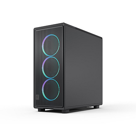 Obudowa Fractal Design Epoch ATX w kolorze czarnym z efektem RGB, z przyciemnionym szkłem, bez zasilacza - 6