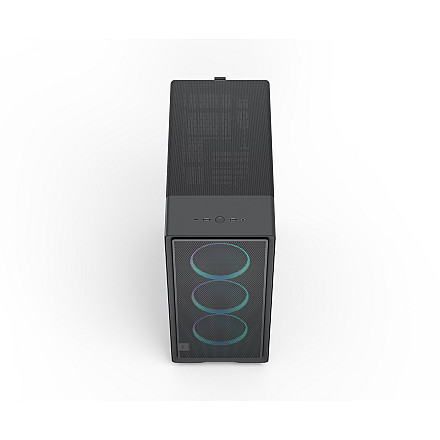 Obudowa Fractal Design Epoch ATX w kolorze czarnym z efektem RGB, z przyciemnionym szkłem, bez zasilacza - 5