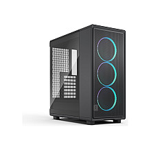 Obudowa Fractal Design Epoch ATX w kolorze czarnym z efektem RGB, z przyciemnionym szkłem, bez zasilacza