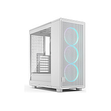 Obudowa Fractal Design Epoch w białym kolorze z przezroczystym tintem RGB, ATX, bez zasilacza, elegancki i nowoczesny design dla Twojego komputera