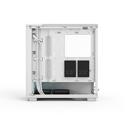 Obudowa Fractal Design Epoch w białym kolorze z przezroczystym tintem RGB, ATX, bez zasilacza, elegancki i nowoczesny design dla Twojego komputera - 11