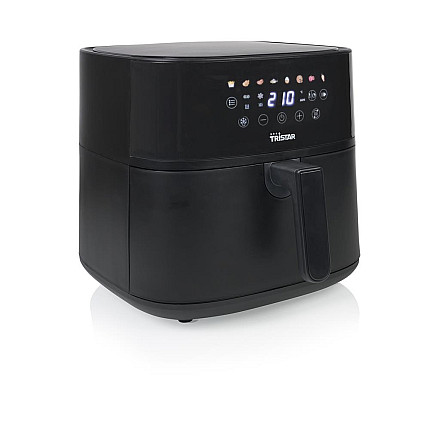 Фритюрниця без жиру Tristar FR-9071 2000 W 8 L Чорна з 8 програмами та LED-дисплеєм - 1